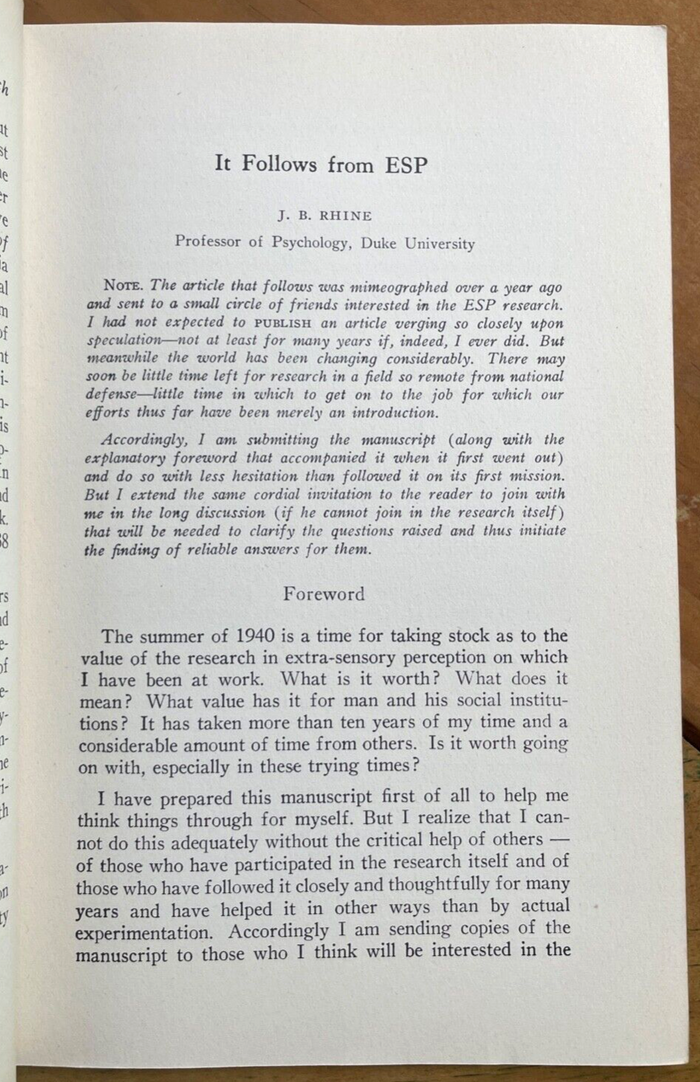 1941 JOURNAL OF AMERICAN SOCIETY FOR PSYCHICAL RESEARCH ASPR - ESP MEDIUMS