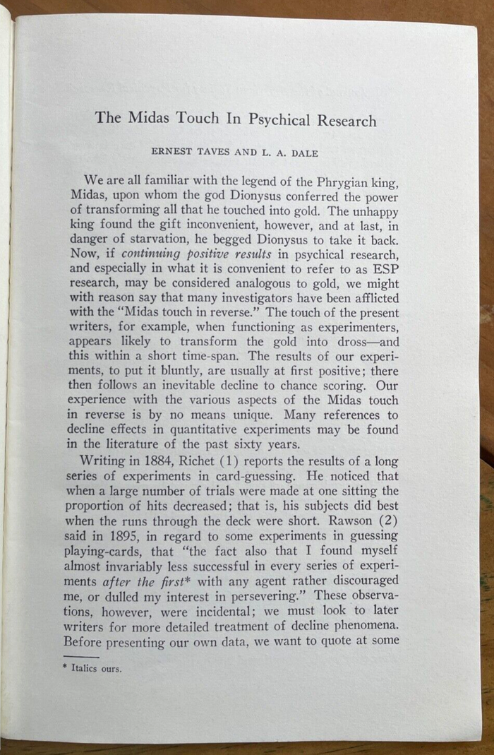 1943 JOURNAL OF AMERICAN SOCIETY FOR PSYCHICAL RESEARCH ASPR - PARANORMAL ESP