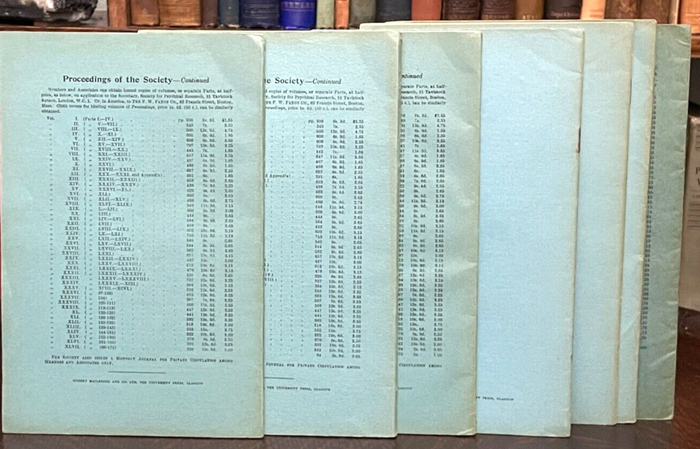 1945-1949 SOCIETY FOR PSYCHICAL RESEARCH - OCCULT DIVINATION ESP TELEPATHY