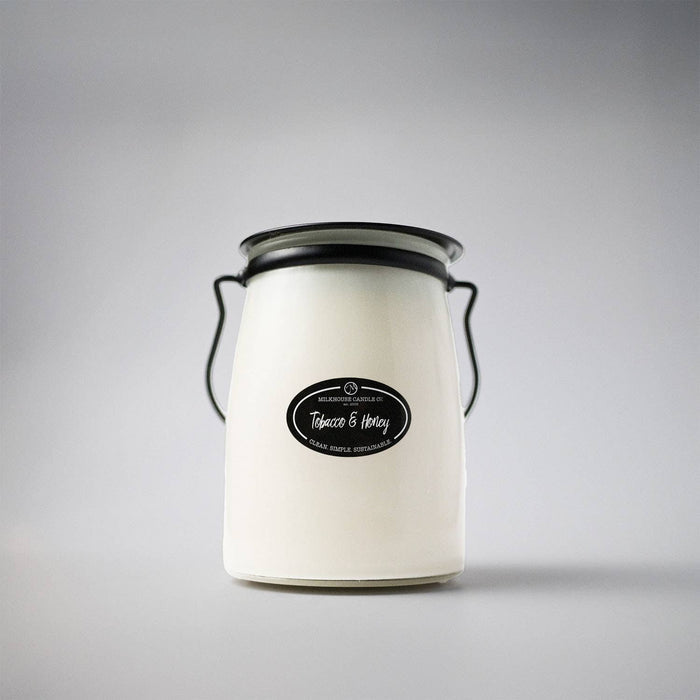 22 oz Butter Jar Candle: Tobacco & Honey - 260 Broadway Boutique
