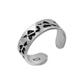 Silver 925 Arrow Heart Toe Ring - TR192-A | Silver Palace Inc.