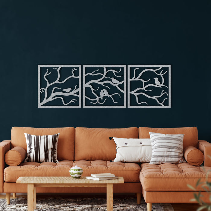 102x33 cm / Silver
