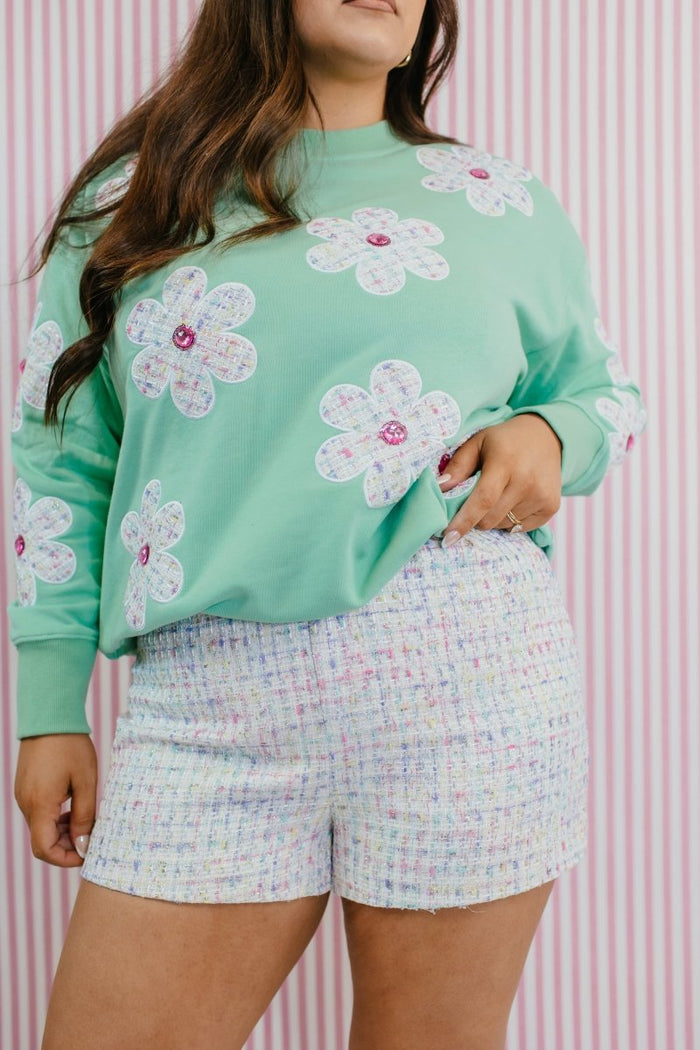 Candy Confetti Tweed Shorts - Macoma Boutique180 Shorts