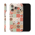 Cozy Pie Patchwork Apple iPhone Decal Skins