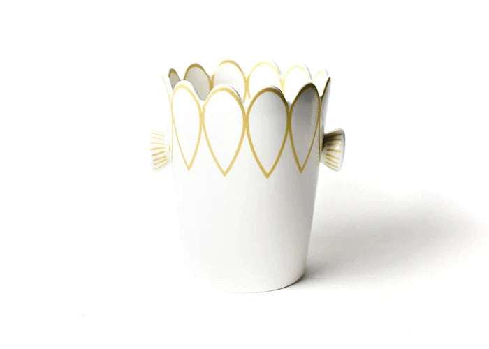 Coton Colors Deco Gold Scallop Ice Bucket