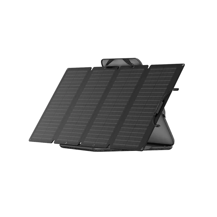 EcoFlow 160W Portable Solar Panel (Angle) - Campervan HQ