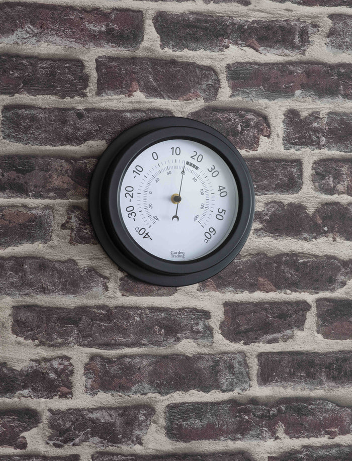 Garden Trading - Tenby Thermometer / Steel Carbon
