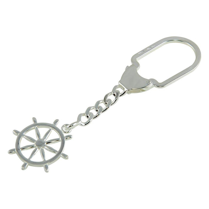 Silver 925 High Polished Anchor Keychain - KEYCHAIN27 | Silver Palace Inc.