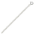 Silver 925 High Polished Round Rolo 035 Anklets 2.3mm - CHA704 | Silver Palace Inc.