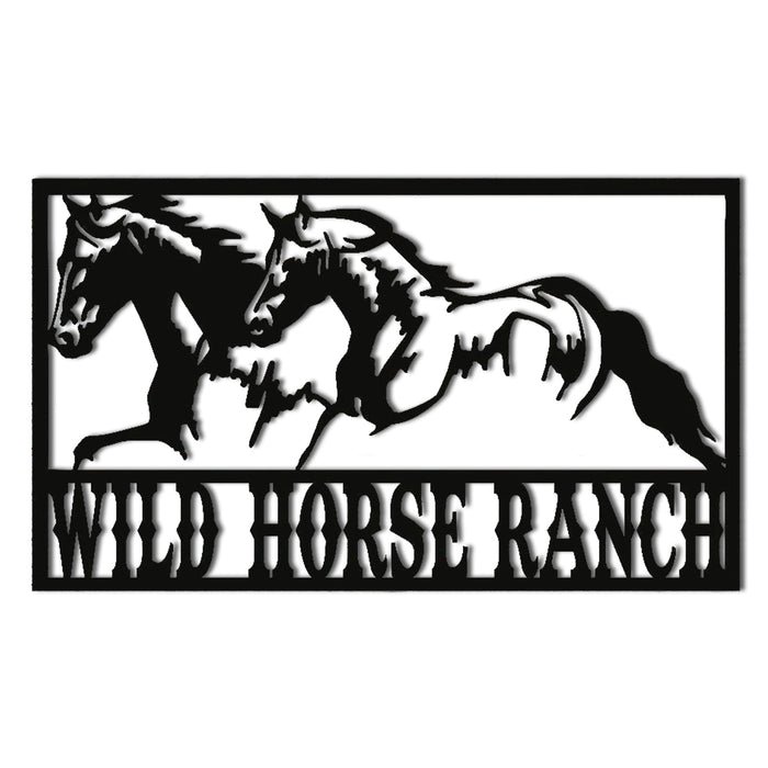 Horse Metal Wall Art