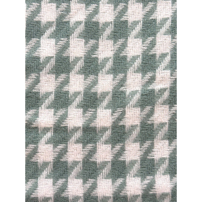 Scarves Australia Fashion Scarves Houndstooth Scarf - Sea Green White