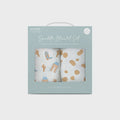 JuJuBe Swaddle Blanket Howdy Partner Blue