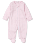 Kissy Kissy Kissy Kissy 3-6M Pink Stripes Zip Footie