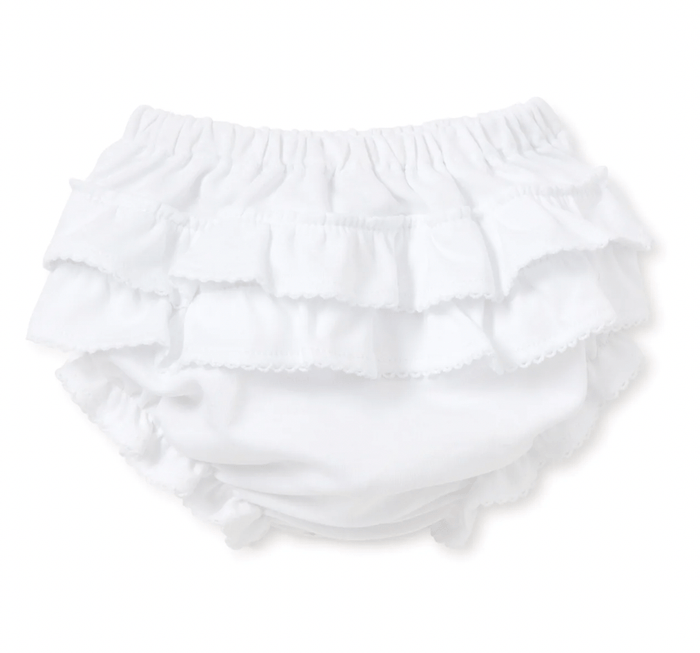 Kissy Kissy Kissy Kissy 3-6M White Ruffle Diaper Cover