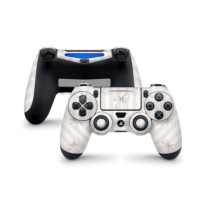 Linen Bows PS4 DualShock Controller Decal Skin