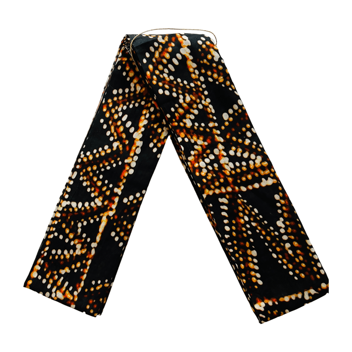 Scarves Australia Beach Sarongs Luxury Sarong -Indigenous Print - Black Ochre