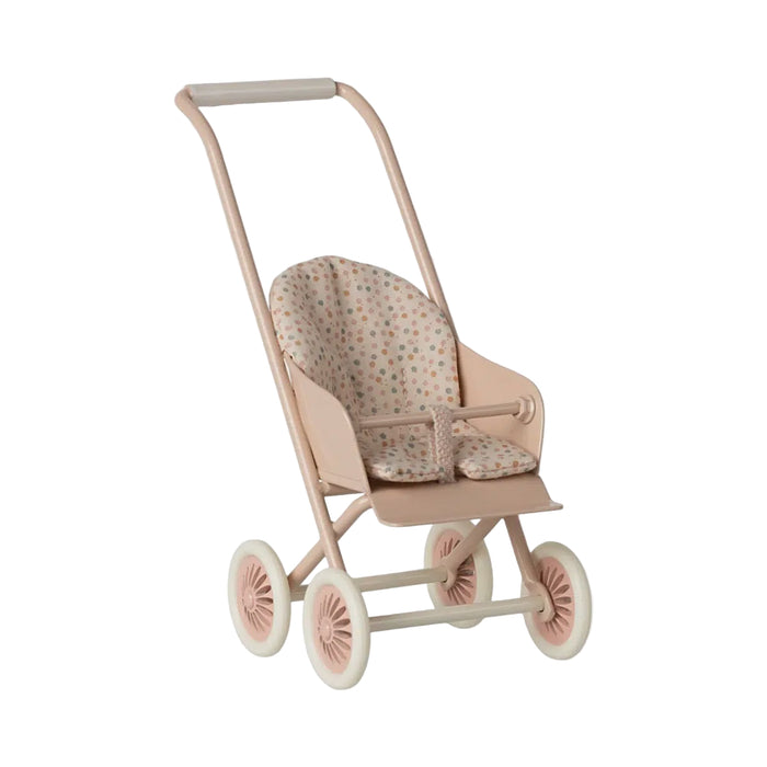 Maileg - Stroller, Micro / Powder