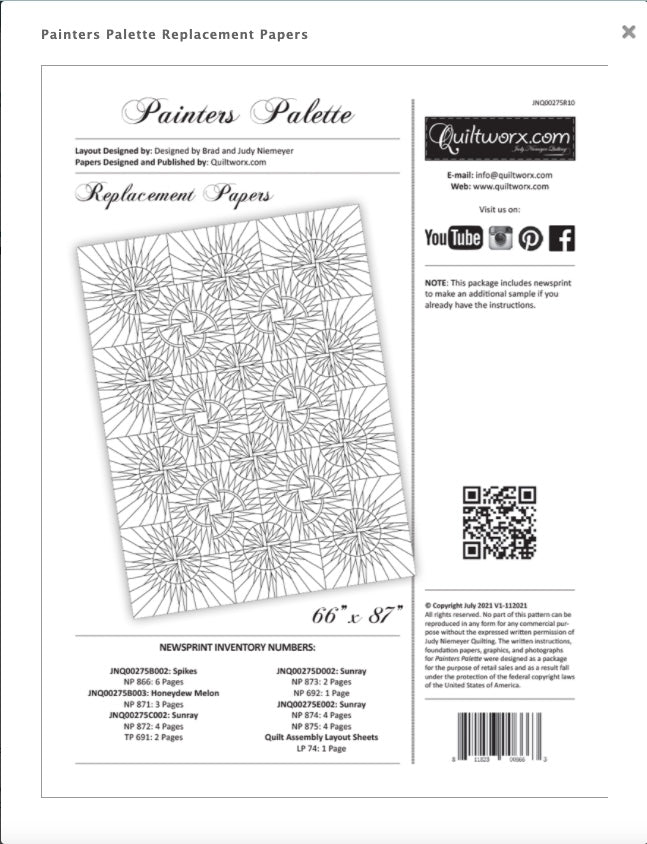 Painter's Palette Refill