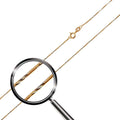 Silver 925 Rose Gold Plated DC Slash Round Snake 020 Chain 0.86mm - CH176 RGP | Silver Palace Inc.