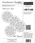 Scandinavian Snowflake Placemats Refill