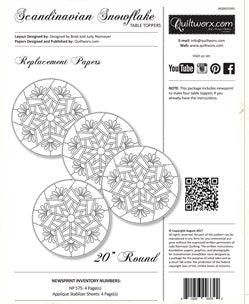 Scandinavian Snowflake Placemats Refill