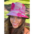Scarves Australia Bucket Hat - Beach Hat - Pink