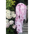 Scarves Australia Scarves & Shawls Floral Summer Scarf - Tassels - Pink Purple