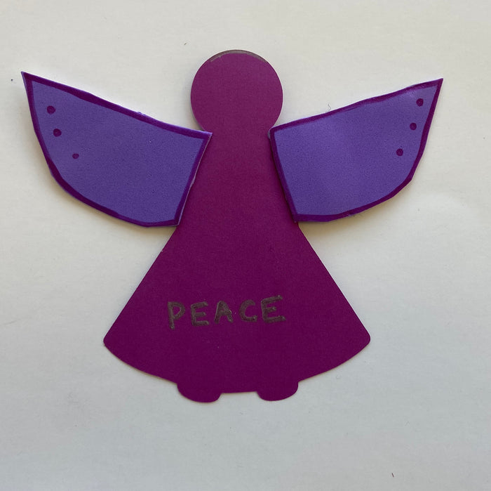 Buy Assorted color angel shapes, perfect for crafts and decorations
