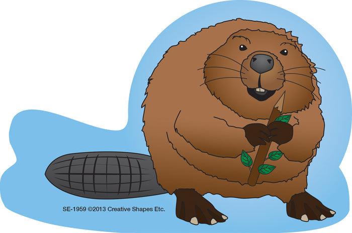 Large Notepad - Beaver - Creative Shapes Etc.