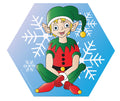 Large Notepad - Elf Sitting - Creative Shapes Etc.