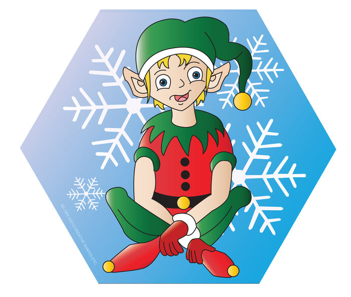 Large Notepad - Elf Sitting - Creative Shapes Etc.