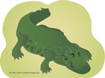 Large Notepad - Gator - Creative Shapes Etc.