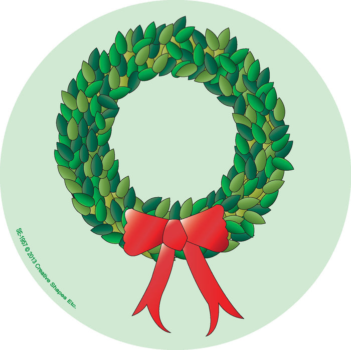 Large Notepad - Wreath - Creative Shapes Etc.