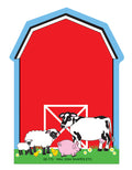 Mini Notepad - Barn - Creative Shapes Etc.