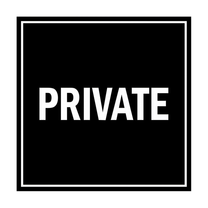 Signs ByLITA Square Private Sign