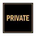 Signs ByLITA Square Private Sign