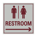 Signs ByLITA Square Restroom Sign