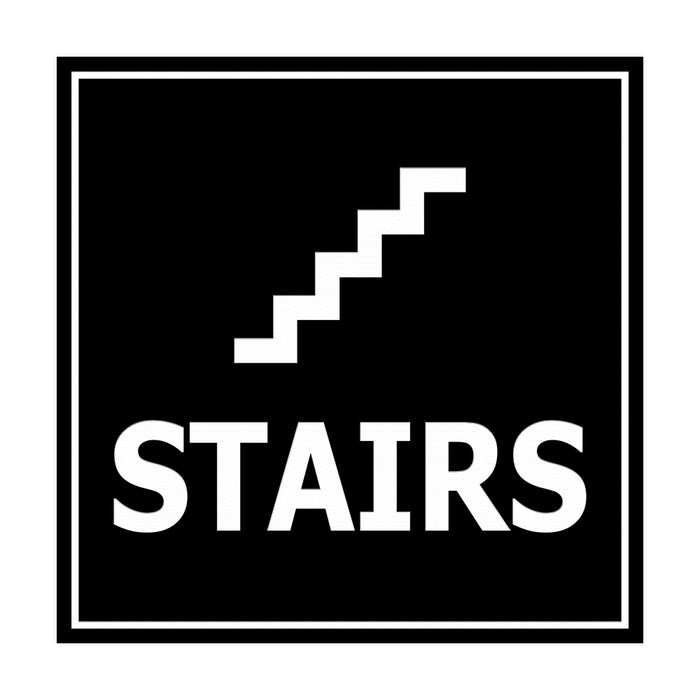 Signs ByLITA Square Stairs Sign