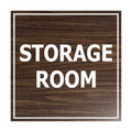 Signs ByLITA Square Storage Room Sign