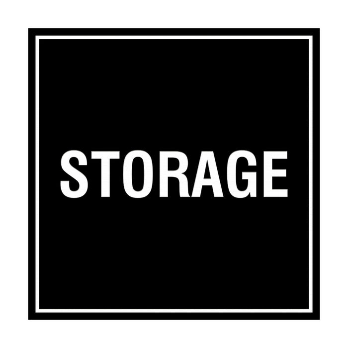 Signs ByLITA Square storage Sign