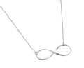 Silver 925 Rhodium Plated Clear CZ Pendant Necklace - STP01380RH | Silver Palace Inc.