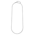 Silver 925 Rhodium Plated Roc Slider Adjustable Necklace - DIN00011RH | Silver Palace Inc.