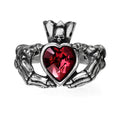 Skeleton Hands w/ Heart Ring