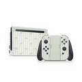 Soft Green Bows Nintendo Switch Decal Skin