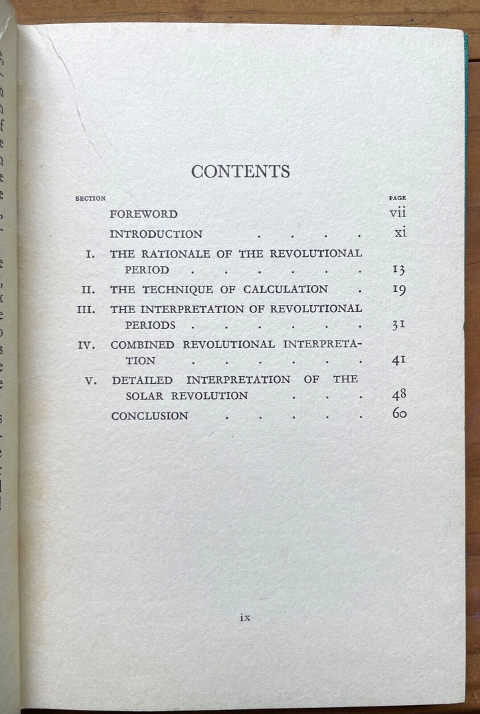 SOLAR RETURN AND REVOLUTIONAL PERIODS - Léon, 1940 - ASTROLOGY DIVINATION