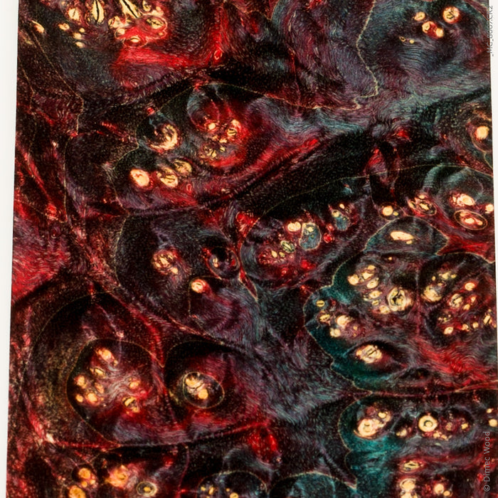 Stabilized box elder burl wood block
