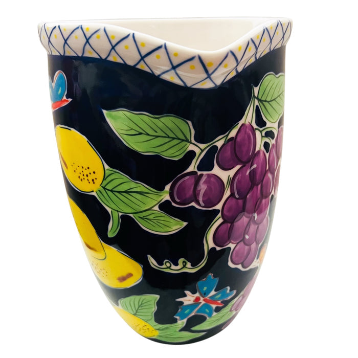 Starbucks Coffee Company 2003 Barista  Lemons Grapes Sunflowers Flowers Pitcher