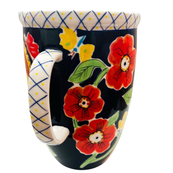 Starbucks Coffee Company 2003 Barista  Lemons Grapes Sunflowers Flowers Pitcher