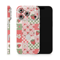 Strawberry Patchwork Apple iPhone Decal Skins