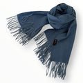 Scarves Australia Apparel & Accessories Thick Pashmina Style Scarf - Blue Marine
